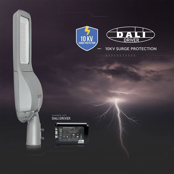 V-TAC utcai LED lámpa, térvilágító ledes lámpatest 160W természetes fehér - SKU 543