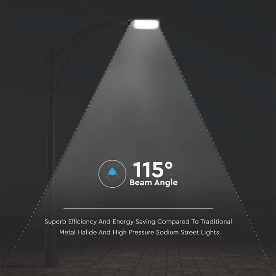 V-TAC utcai LED lámpa, térvilágító ledes lámpatest 30W hideg fehér - SKU 7887