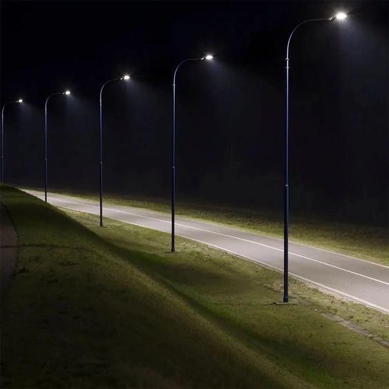 V-TAC utcai LED lámpa, térvilágító ledes lámpatest 30W természetes fehér - SKU 537