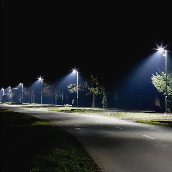 V-TAC utcai LED lámpa, térvilágító ledes lámpatest 50W természetes fehér - SKU 215271