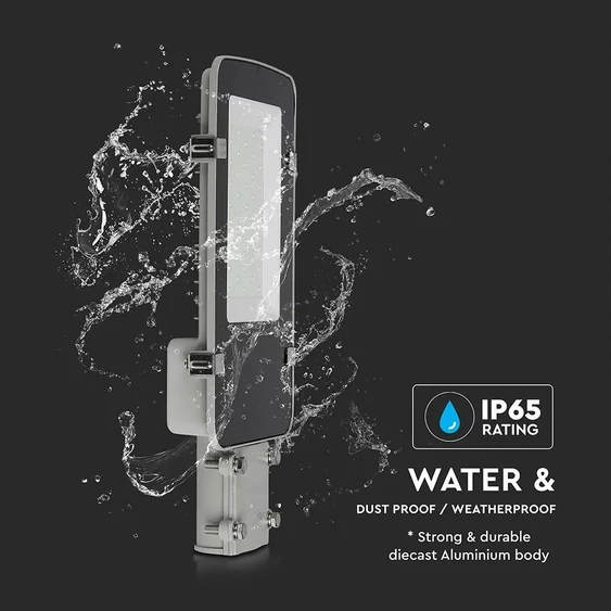 V-TAC utcai LED lámpa, térvilágító ledes lámpatest 50W természetes fehér - SKU 215271