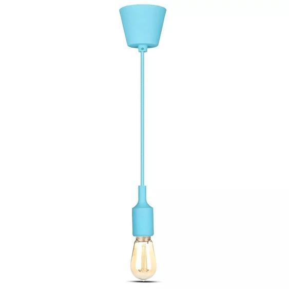 E27 Pendant Holder Light Blue Body