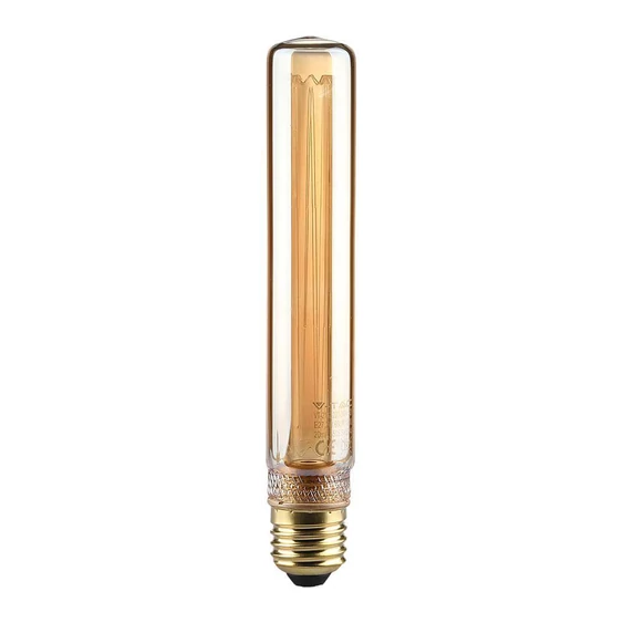 V-TAC Vintage 2W borostyán E27 ART filament T30 LED égő, 1800K - SKU 217473