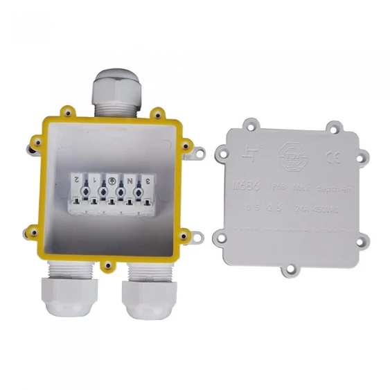 Waterproof White Terminal Block 8-12mm IP68