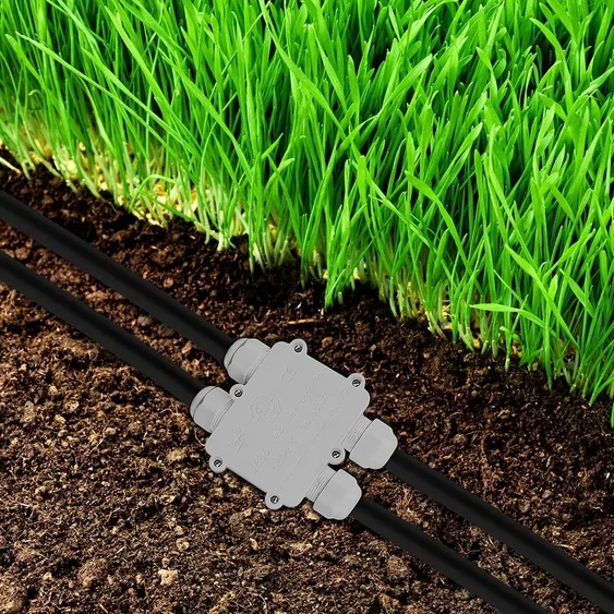 Waterproof White 4 Pin Terminal Block 8-12mm IP68