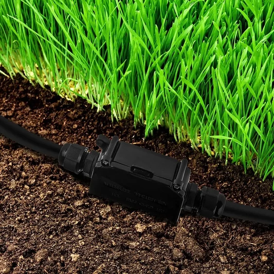 V-TAC vízálló kötődoboz IP65 védelemmel fekete - SKU 3578