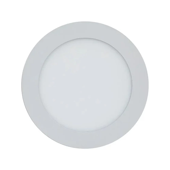 V-TAC süllyeszthető mennyezeti kerek LED panel 12W meleg fehér - SKU 4857