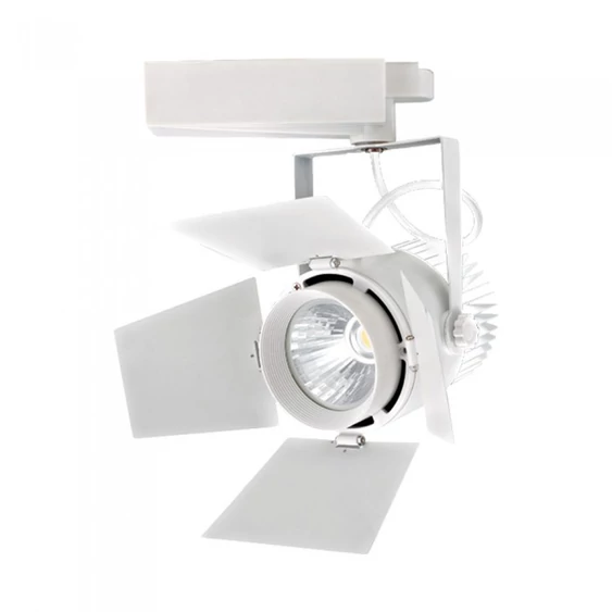 V-TAC LED sínes spotlámpa állítható 33W CRI>90 napfény fehér, fehér ház - SKU 370