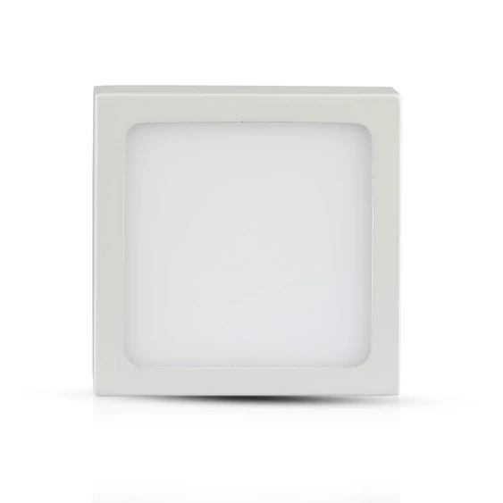 V-TAC falon kívüli mennyezeti szögletes LED panel 12W hideg fehér - SKU 4915