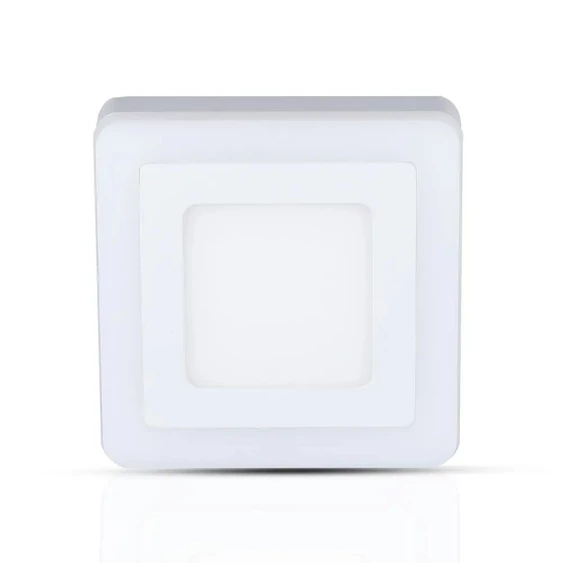 12W+3W LED Surface Panel Downlight - Square 3000K             EMC+CR80