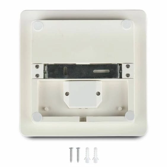 V-TAC 15W szögletes, mennyezeti LED lámpa, hideg fehér - SKU 1391